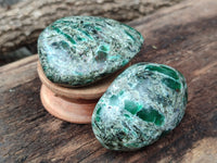 Polished Rare Emerald Mica In Matrix Free Forms x 6 From Mutoko, Zimbabwe