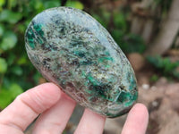 Polished Rare Emerald Mica In Matrix Free Forms x 6 From Mutoko, Zimbabwe