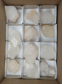 Natural Quartz Crystals x 12 From Madagascar