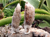 Natural Drusy Quartz Coated Calcite Pseudomorph Specimens x 20 From Alberts Mountain, Lesotho