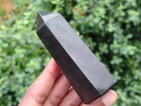 Polished Black Basalt Points x 12 From Antsirabe, Madagascar