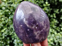 Polished Lepidolite Standing Free Forms x 2 From Ambatondrazaka, Madagascar