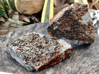 Natural Libethenite Crystals On Dolomite Matrix Specimens x 4 From Shituru, Congo