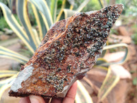 Natural Libethenite Crystals On Dolomite Matrix Specimens x 4 From Shituru, Congo