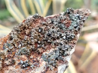 Natural Libethenite Crystals On Dolomite Matrix Specimens x 4 From Shituru, Congo