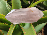 Polished Double Terminated Rose Quartz Points x 4 From Ambatondrazaka, Madagascar