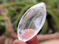 Polished Clear Quartz "Angel Tears" Pendant Pieces x 40 From Madagascar