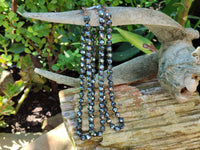 Polished Hematite Faceted Bead Necklace - sold per item- From China