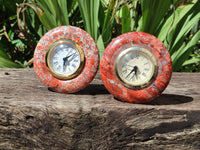 Polished Brecciated Jasper Alarm Clock - Sold Per Item - From South Africa