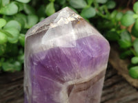 Polished Chevron Amethyst Point x 1 from Madagascar