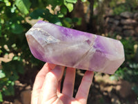 Polished Chevron Amethyst Point x 1 from Madagascar