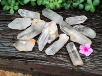 Natural Clear Quartz Crystals x 14 From Madagascar