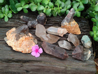 Natural Smokey Quartz Clusters x 11 From Erongo, Namibia