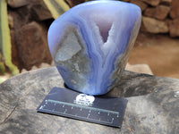 Polished Rare Blue Lace Agate Standing Free Form x 1 From Malawi