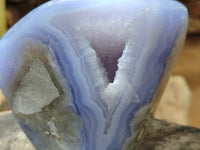 Polished Rare Blue Lace Agate Standing Free Form x 1 From Malawi