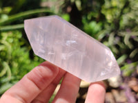 Polished Double Terminated Rose Quartz Points x 12 From Ambatondrazaka, Madagascar