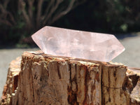 Polished Double Terminated Rose Quartz Points x 12 From Ambatondrazaka, Madagascar