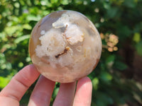 Polished Flower Agate Standing Free Forms x 3 From Antsahalova, Madagascar