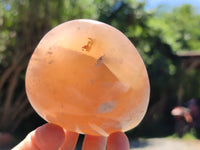 Polished Flower Agate Standing Free Forms x 3 From Antsahalova, Madagascar