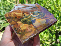 Hand Made Animal Decoupage Stone Slabs x 3 From Southern Africa