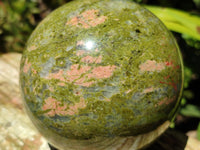 Polished Unakite Sphere x 1 From South Africa