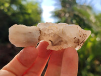 Natural Drusy Quartz Coated Calcite Pseudomorph Specimens x 12 From Alberts Mountain, Lesotho