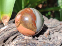 Polished Polychrome Jasper Spheres x 6 From Mahajanga, Madagascar