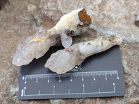 Natural Drusy Quartz Coated Calcite Pseudomorph Specimens x 20 From Alberts Mountain, Lesotho