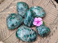 Polished Emerald Mica In Matrix Free Forms x 6 From Mutoko, Zimbabwe