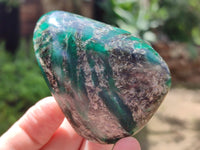 Polished Emerald Mica In Matrix Free Forms x 6 From Mutoko, Zimbabwe