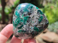 Polished Emerald Mica In Matrix Free Forms x 6 From Mutoko, Zimbabwe