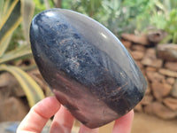 Polished Black Tourmaline Standing Free Forms x 2 From Madagascar