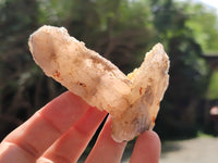 Natural Drusy Quartz Coated Calcite Pseudomorph Specimens x 12 From Alberts Mountain, Lesotho