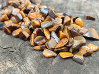 Polished Tigers Eye Tumbled Stones - sold per kg - From South Africa