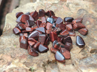 Polished Red Tigers Eye Tumble Stones - sold per kg - From South Africa