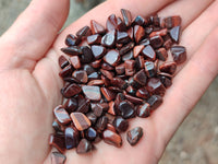 Polished Red Tigers Eye Tumble Stones - sold per kg - From South Africa