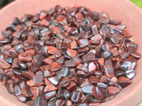 Polished Red Tigers Eye Tumble Stones - sold per kg - From South Africa