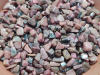 Polished Rhodonite Tumbled Stones - sold per kg - From Madagascar