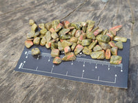 Polished Unakite Tumbled Stones - sold per kg - From South Africa