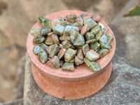 Polished Unakite Tumbled Stones - sold per kg - From South Africa