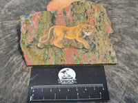 Hand Made Animal Decoupage Stone Slabs x 3 From Southern Africa