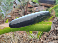 Polished Black Basalt Massage Wands x 6 From Antsirabe, Madagascar