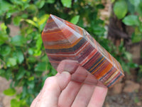 Polished Banded Tiger Iron Jasper Points x 3 From Northern Cape, South Africa