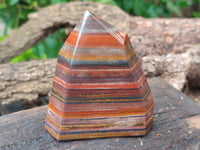 Polished Banded Tiger Iron Jasper Points x 3 From Northern Cape, South Africa