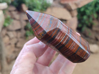 Polished Banded Tiger Iron Jasper Points x 3 From Northern Cape, South Africa