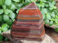 Polished Banded Tiger Iron Jasper Points x 3 From Northern Cape, South Africa