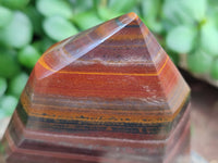 Polished Banded Tiger Iron Jasper Points x 3 From Northern Cape, South Africa