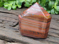 Polished Banded Tiger Iron Jasper Points x 3 From Northern Cape, South Africa