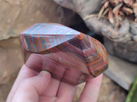 Polished Banded Tiger Iron Jasper Points x 3 From Northern Cape, South Africa