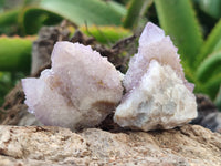 Natural Amethyst Spirit Quartz Clusters x 35 From Boekenhouthoek, South Africa